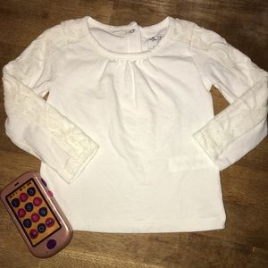 Cute Baby Gap Long Sleeve Shirt w/Floral Detail